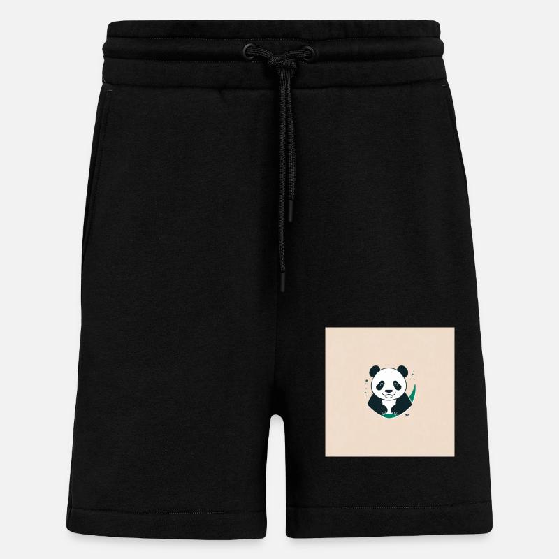 Panda Bär - Shorts - made by SPREAD - SOLID BLACK
