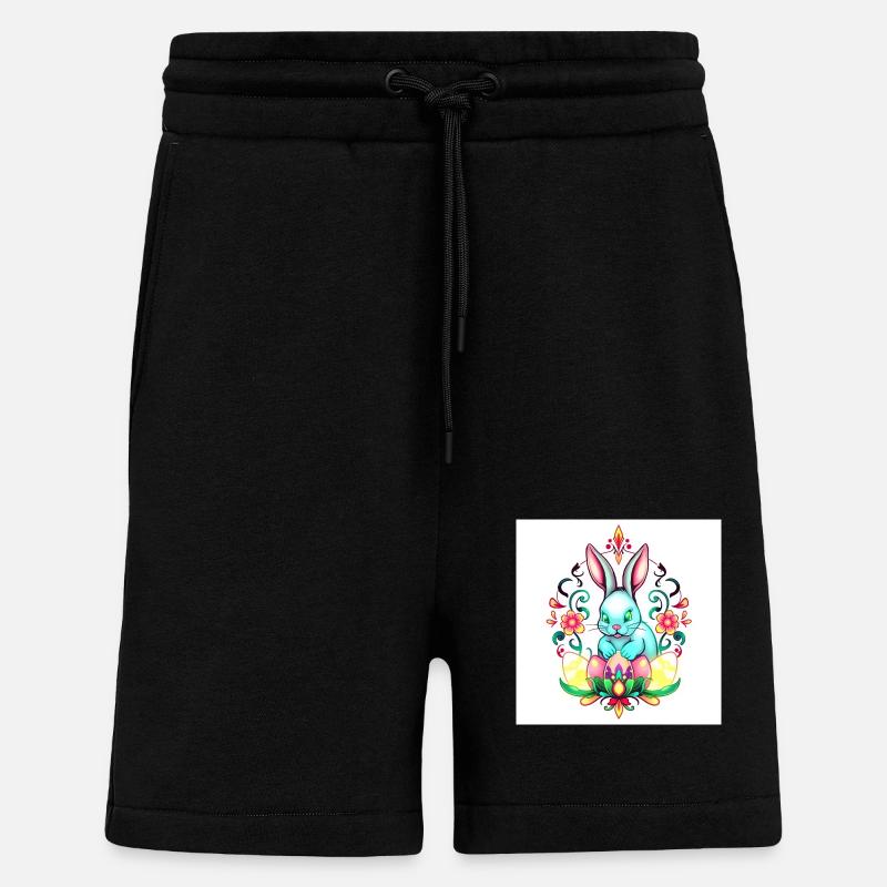 Ei-Catcher: Hase Edition - Shorts - made by SPREAD - SOLID BLACK