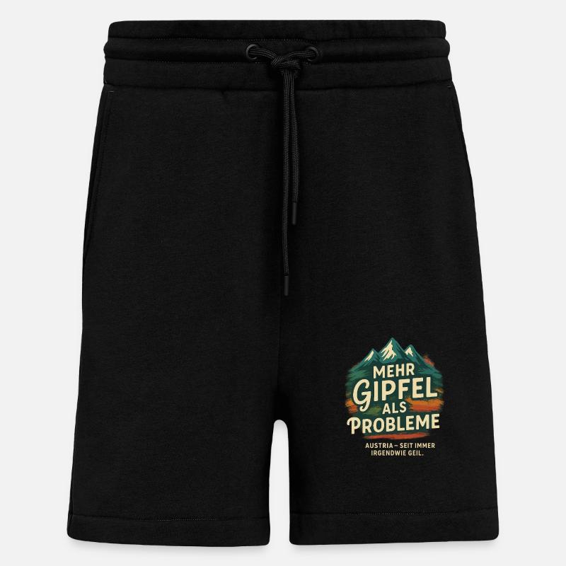 More summits than problems - Shorts - made by SPREAD - SOLID BLACK