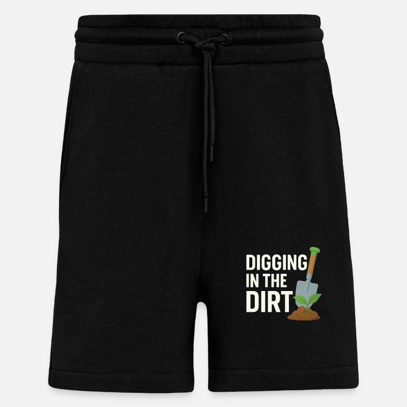 Digging in the Dirt – Gärtner - Shorts - made by SPREAD - SOLID BLACK
