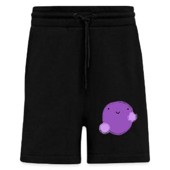 Figui (lila Kugel) - Shorts - made by SPREAD - SOLID BLACK - Vorne