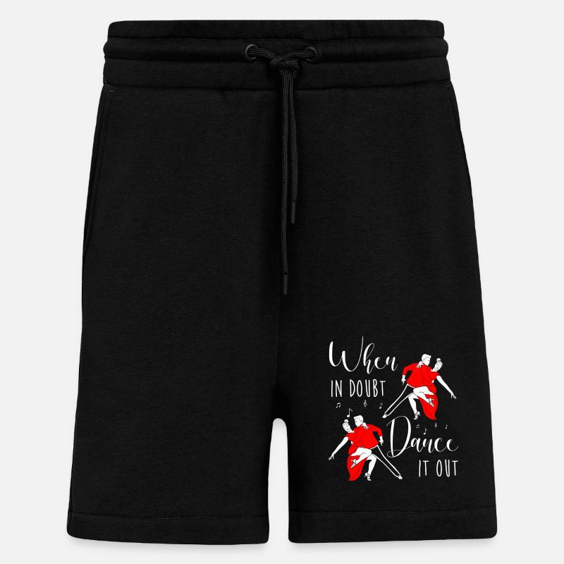 Danseuse de salsa Danseuse - Short bio décontracté fabriqué en UE - SOLID BLACK