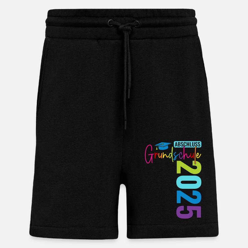 Abschluss 2025 Grundschule - Shorts - made by SPREAD - SOLID BLACK