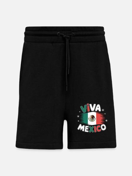 Mexico Mexico Mexican Spanish - Shorts - made by SPREAD - SOLID BLACK