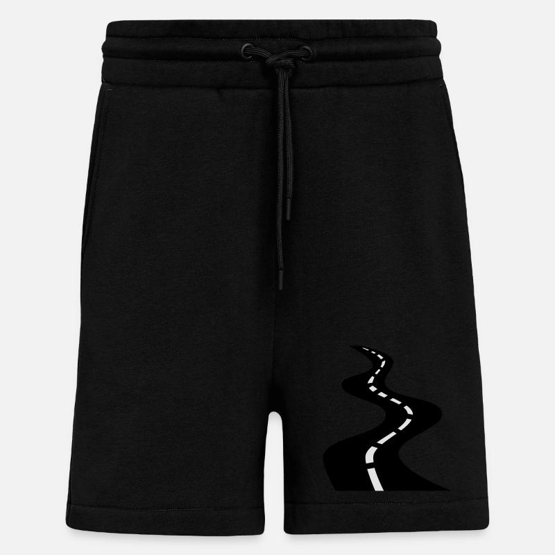 Straße - Shorts - made by SPREAD - SOLID BLACK