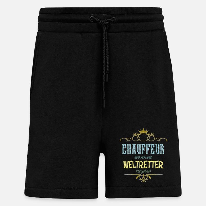 Chauffeur Weltretter - Shorts - made by SPREAD - SOLID BLACK