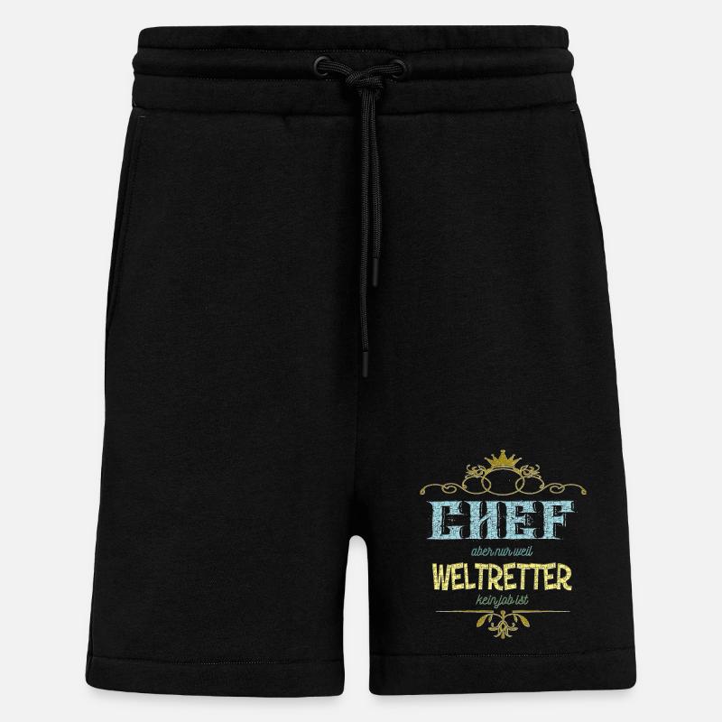 Chef Weltretter - Shorts - made by SPREAD - SOLID BLACK