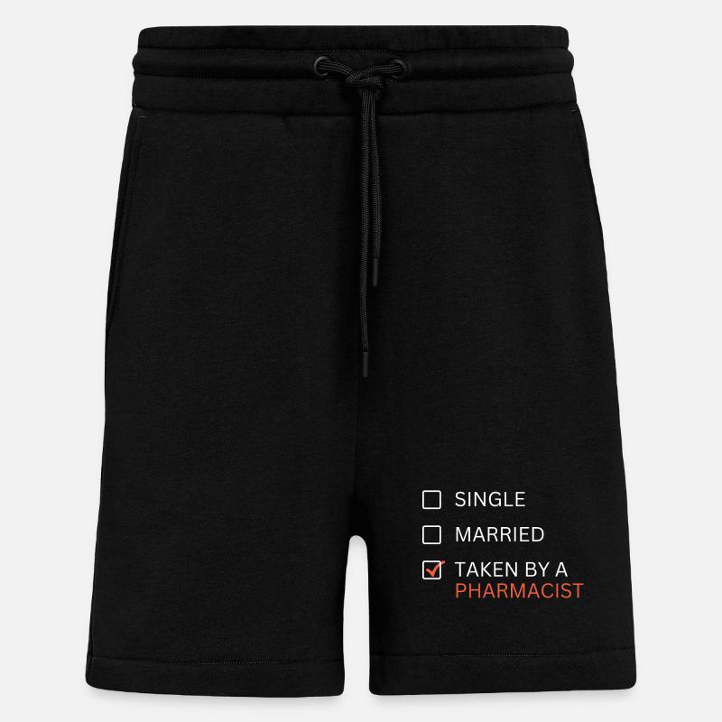 Verheiratet mit Apotheker - Shorts - made by SPREAD - SOLID BLACK