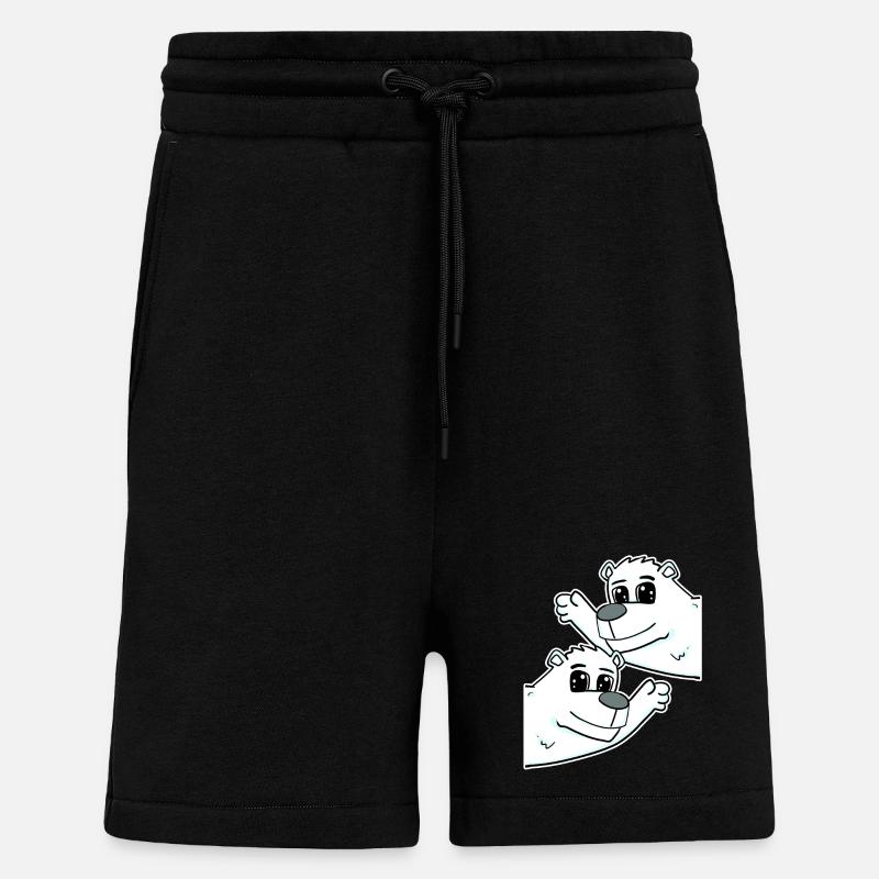 Polar Bear Polar Bear - Shorts - made by SPREAD - SOLID BLACK