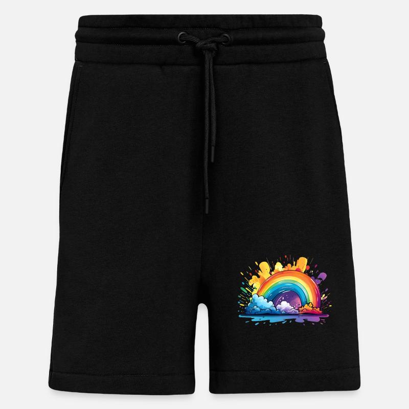 Dein Regenbogen - Shorts - made by SPREAD - SOLID BLACK
