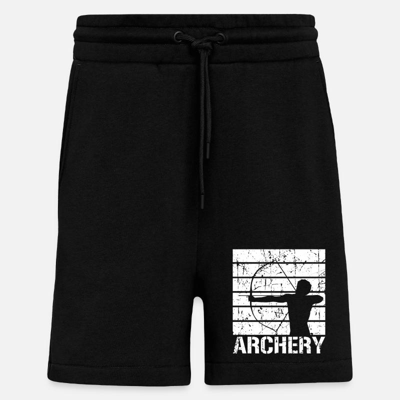 Lustiges Bogenschießen - Shorts - made by SPREAD - SOLID BLACK