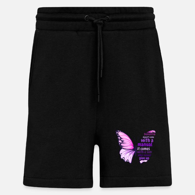 Demenzpfleger Schmetterling - Shorts - made by SPREAD - SOLID BLACK