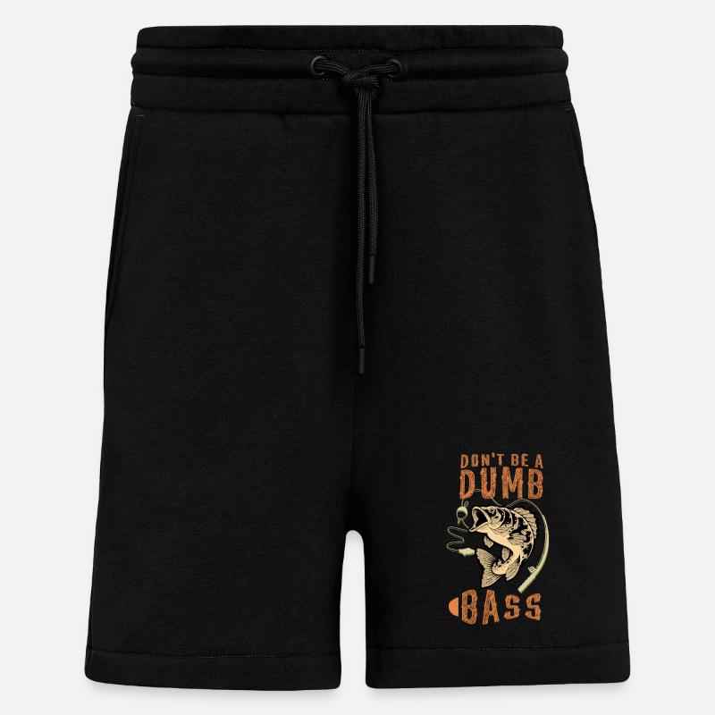 Don't Be a Dumb Bass - Shorts - made by SPREAD - SOLID BLACK