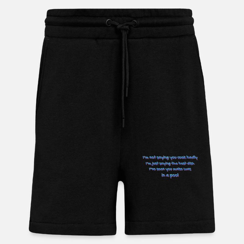 Poolküchen-Witz - Shorts - made by SPREAD - SOLID BLACK