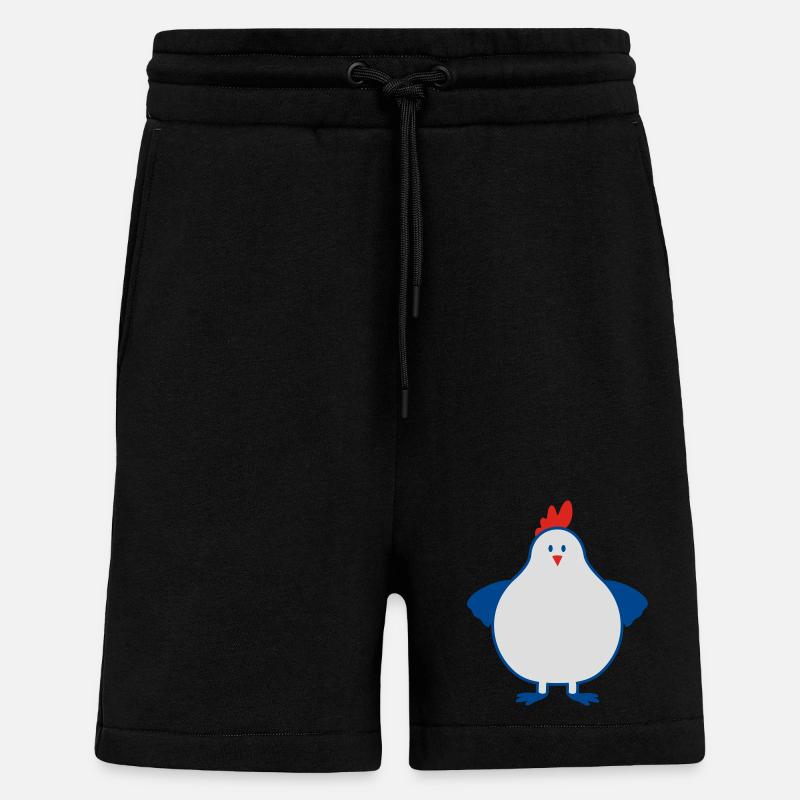 fette henne - Shorts - made by SPREAD - SOLID BLACK