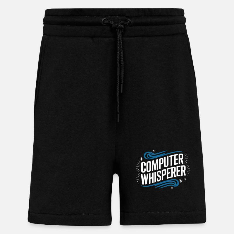 Technical Support Computer - Shorts - made by SPREAD - SOLID BLACK