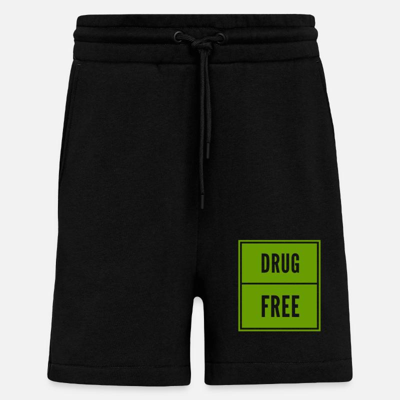 ohne Drogen - Shorts - made by SPREAD - SOLID BLACK