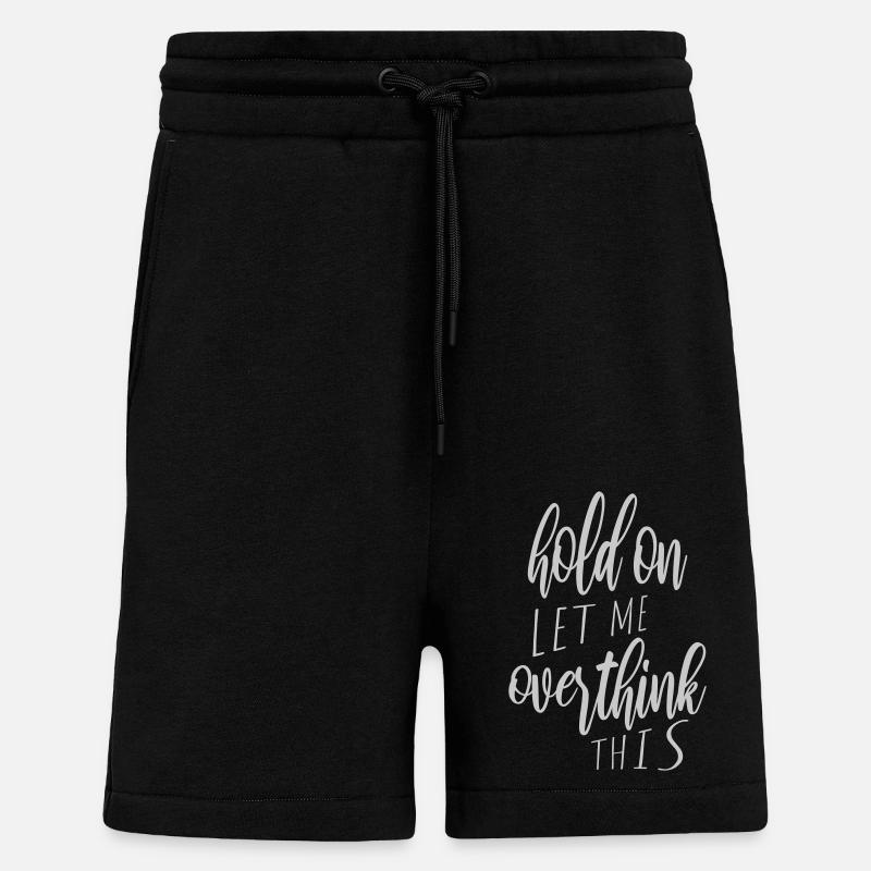 Let me overthink this - Shorts - made by SPREAD - SOLID BLACK