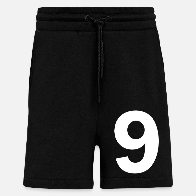9 - Short bio décontracté fabriqué en UE - SOLID BLACK