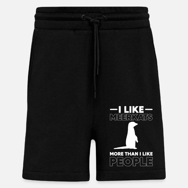 Meerkat - Shorts - made by SPREAD - SOLID BLACK