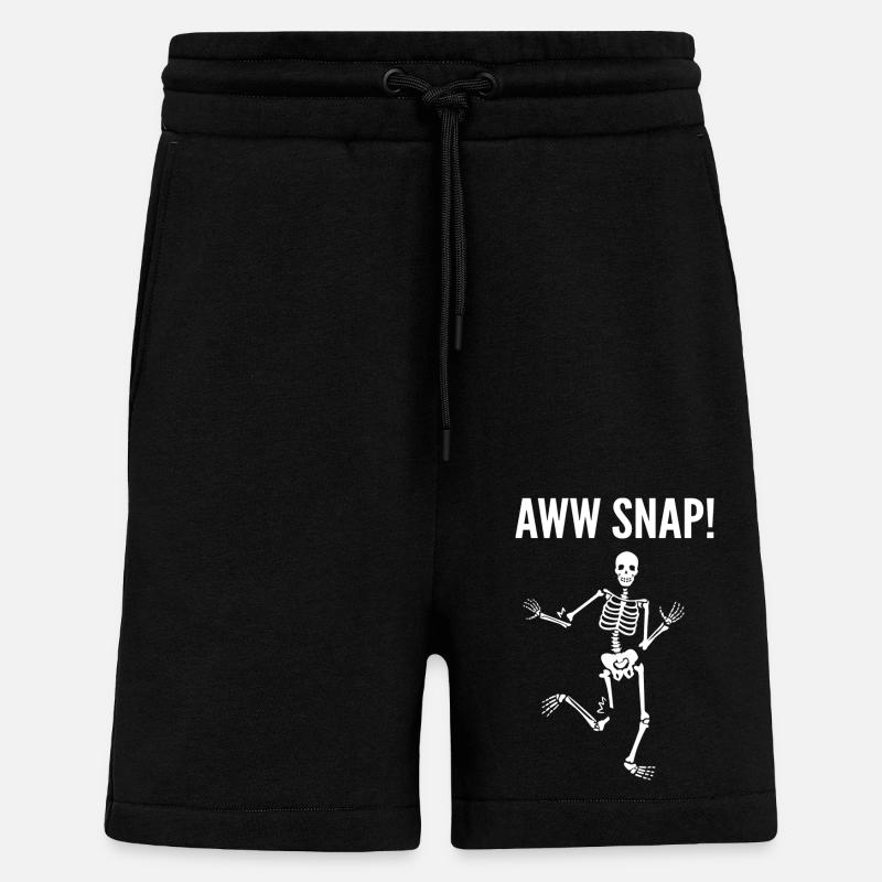 Gebrochenes Bein - Shorts - made by SPREAD - SOLID BLACK