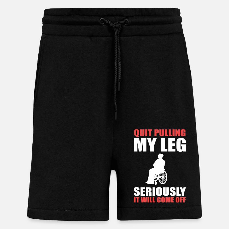 Rollstuhl - Shorts - made by SPREAD - SOLID BLACK