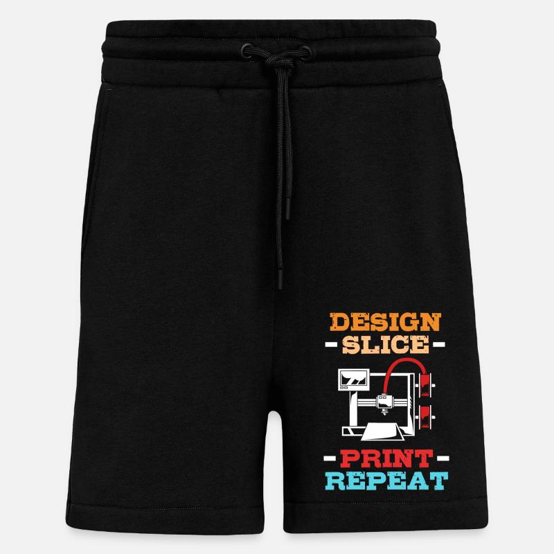 3D Druck - Shorts - made by SPREAD - SOLID BLACK