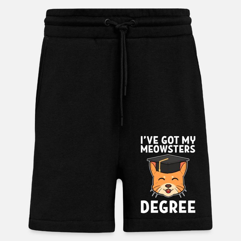 Master Studium Abschlussfeier - Shorts - made by SPREAD - SOLID BLACK