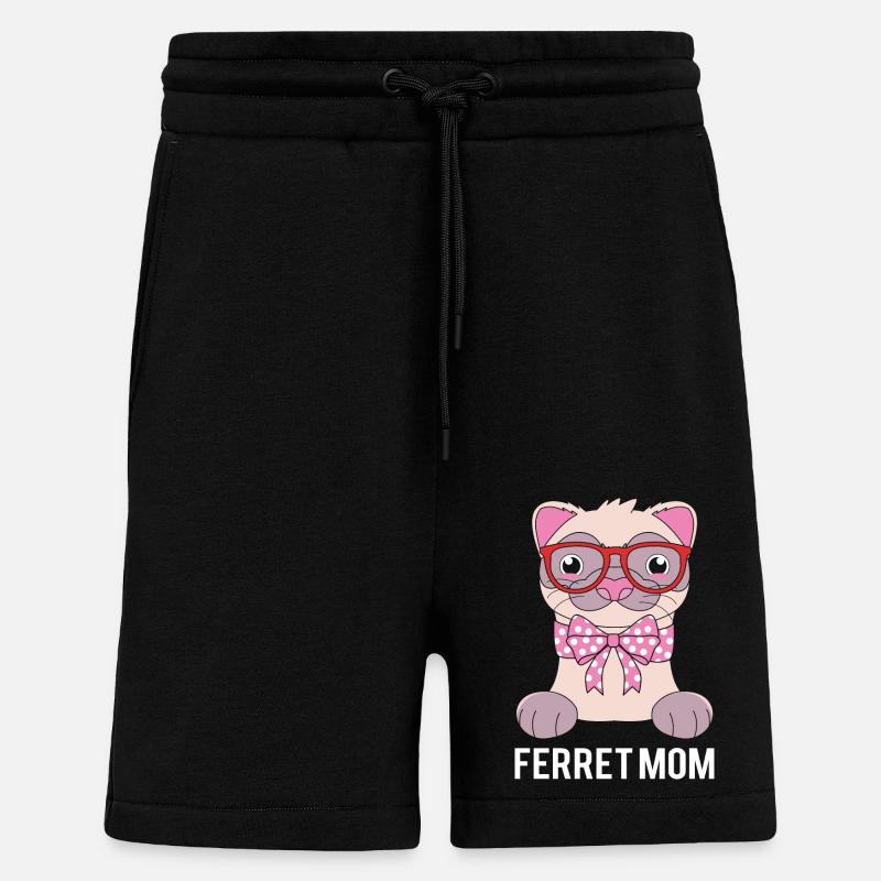Frettchen - Shorts - made by SPREAD - SOLID BLACK