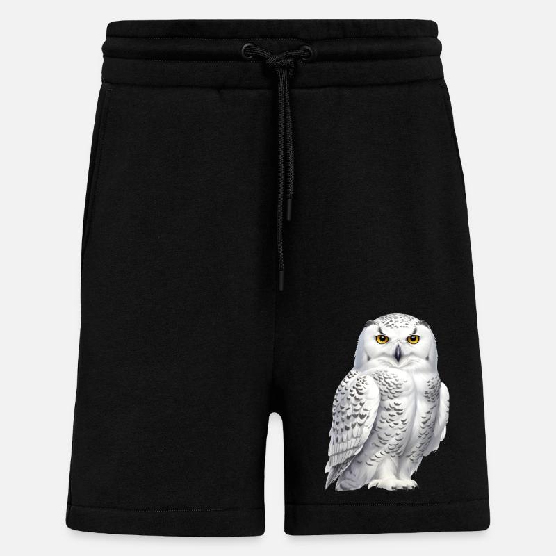 Schnee-Eule - Shorts - made by SPREAD - SOLID BLACK