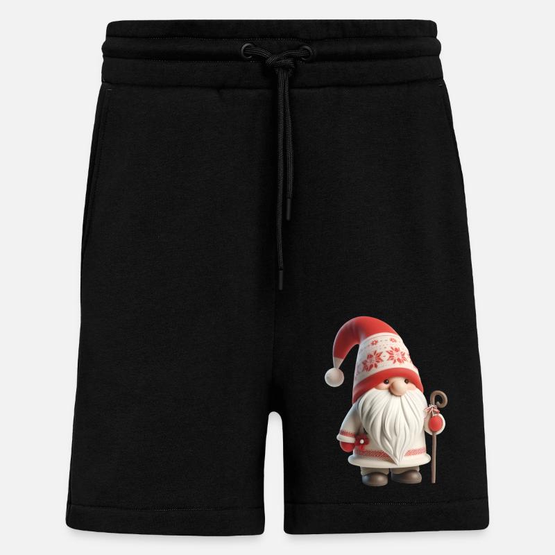 Weihnachtswichtel 3 - Shorts - made by SPREAD - SOLID BLACK