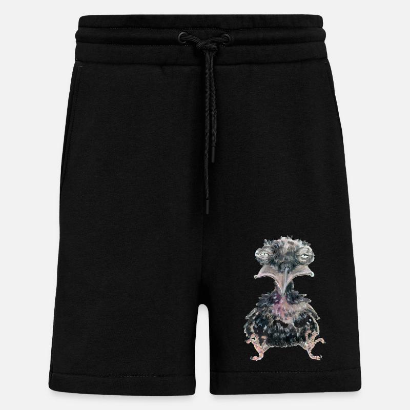 Rabenkrähe 4 - Shorts - made by SPREAD - SOLID BLACK