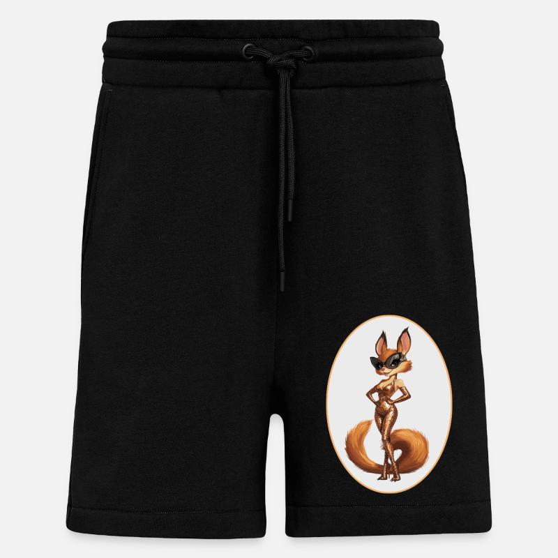 Eichhörnchen - Shorts - made by SPREAD - SOLID BLACK