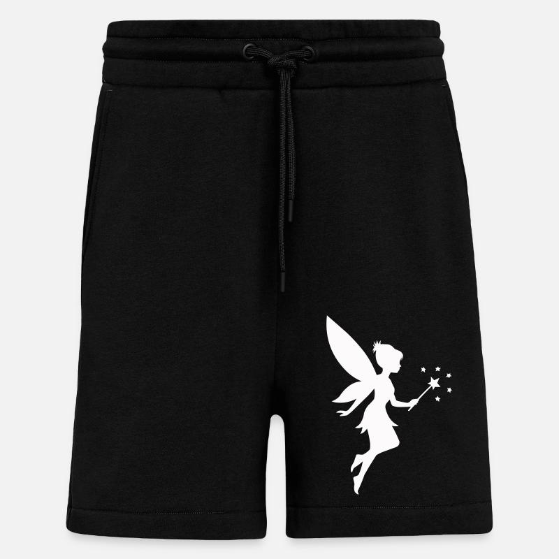 Fée elfe - Short bio décontracté fabriqué en UE - SOLID BLACK