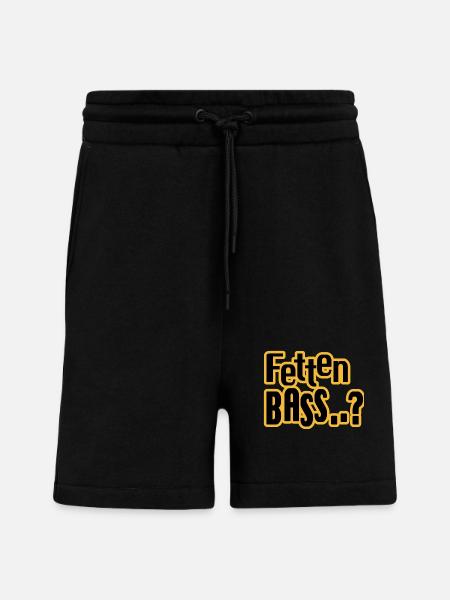 Fetten Bass..? - Shorts - made by SPREAD - SOLID BLACK