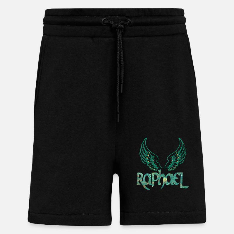 erzengel raphael e 71 - Shorts - made by SPREAD - SOLID BLACK