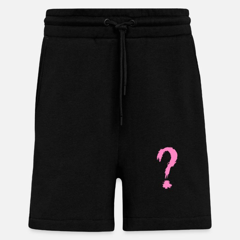 Fragezeichen - Shorts - made by SPREAD - SOLID BLACK