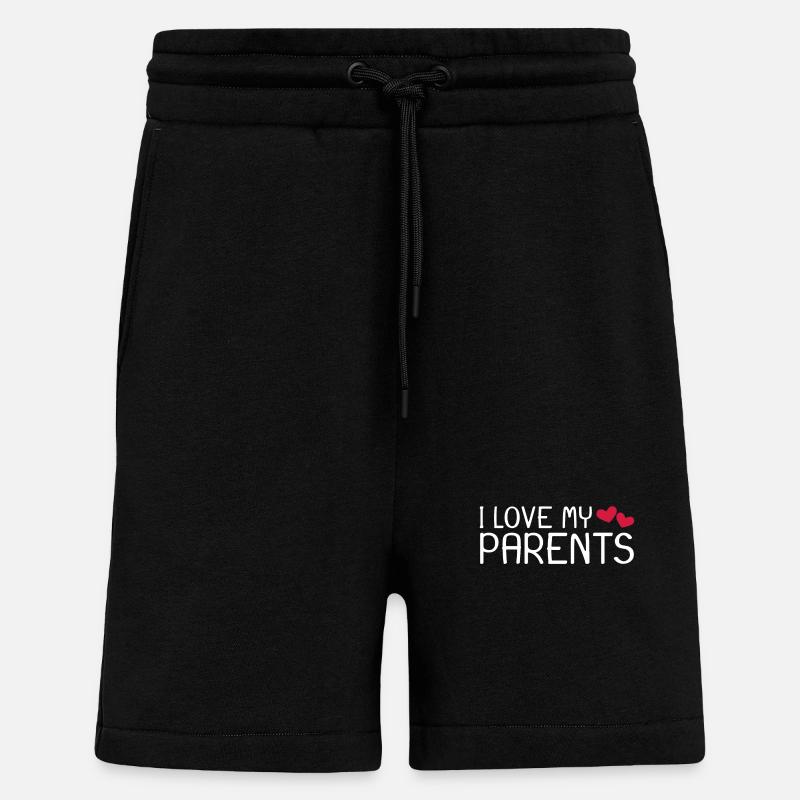 Ich liebe meine Eltern - Shorts - made by SPREAD - SOLID BLACK