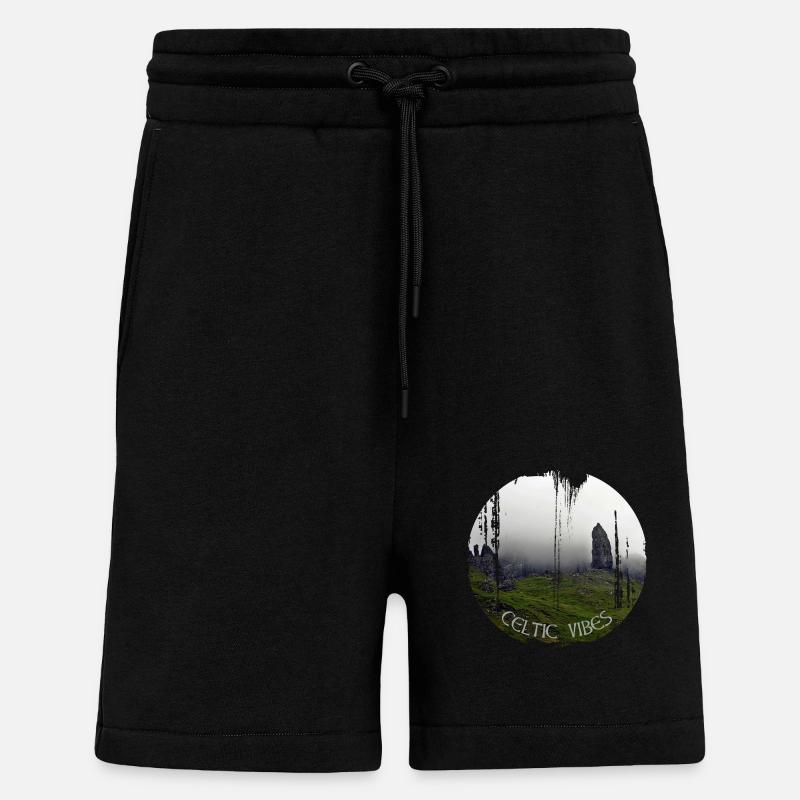 kelten 2 - Shorts - made by SPREAD - SOLID BLACK