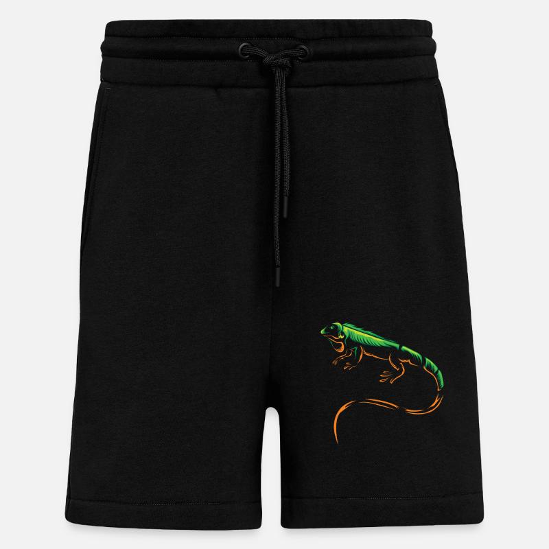Liguane - Short bio décontracté fabriqué en UE - SOLID BLACK