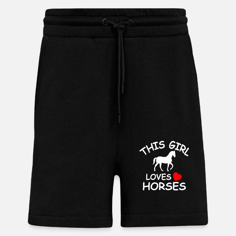 Pferd - Shorts - made by SPREAD - SOLID BLACK