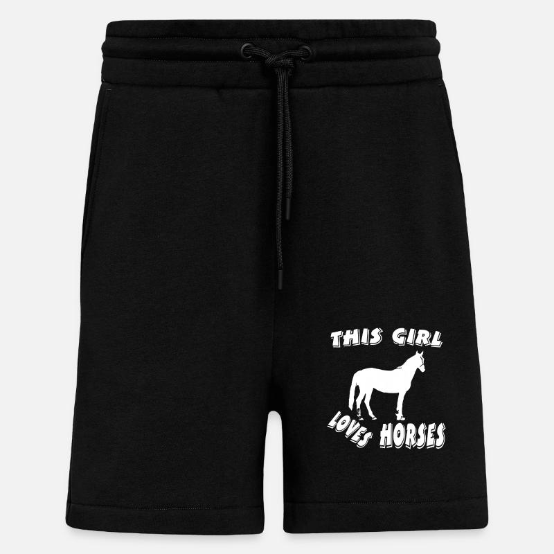 Pferd - Shorts - made by SPREAD - SOLID BLACK