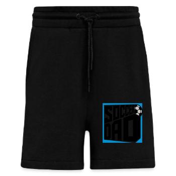 Logo Design Soccer Dad - Shorts - made by SPREAD - SOLID BLACK - Front