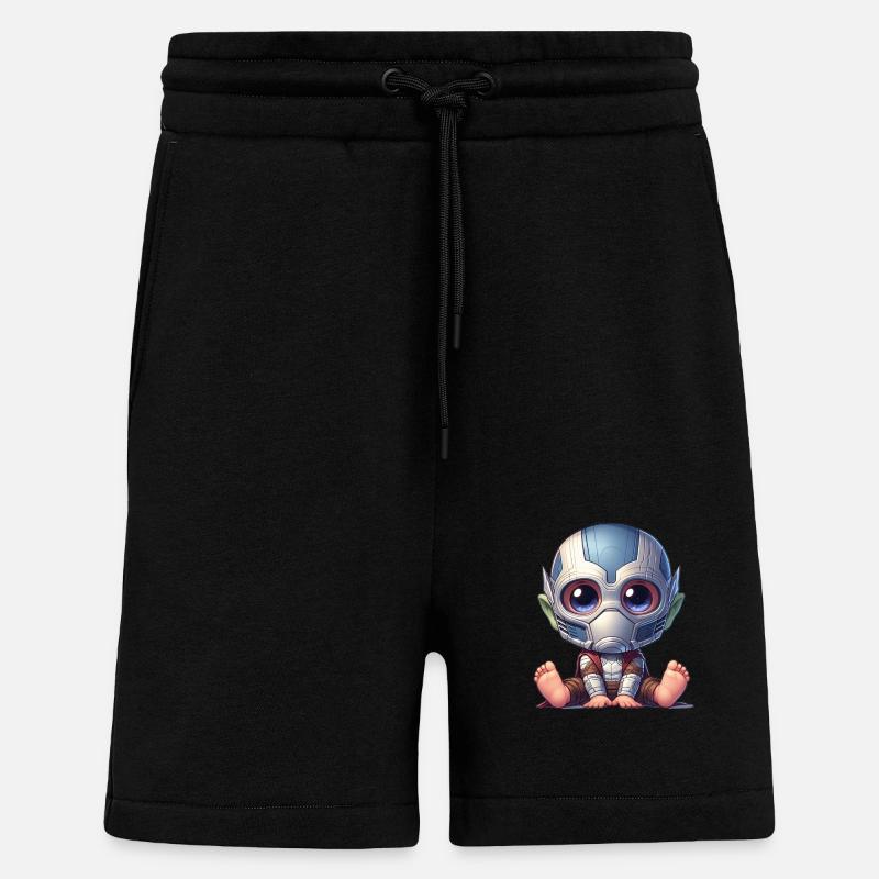 Ironfirst - Short bio décontracté fabriqué en UE - SOLID BLACK