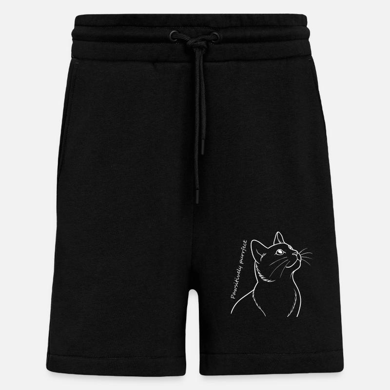 Katze absolut perfekt - Shorts - made by SPREAD - SOLID BLACK