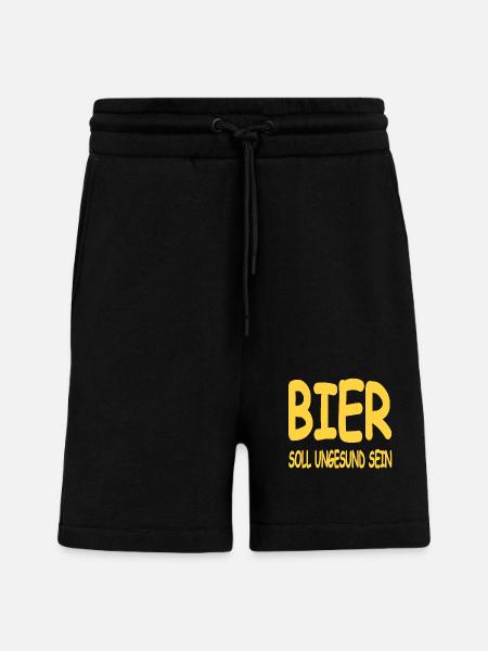Bier - Shorts - made by SPREAD - SOLID BLACK