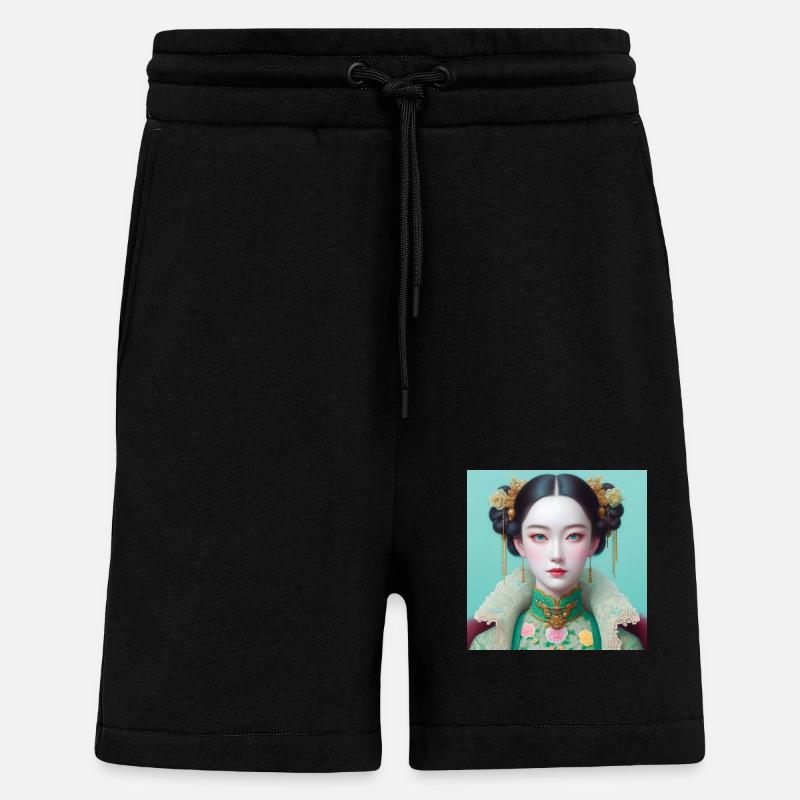 Schmetterlingsmädchen - Shorts - made by SPREAD - SOLID BLACK