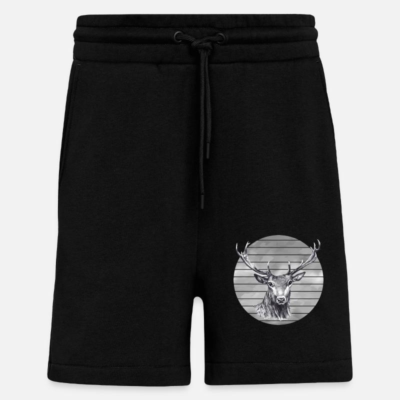 Hirsch - Shorts - made by SPREAD - SOLID BLACK