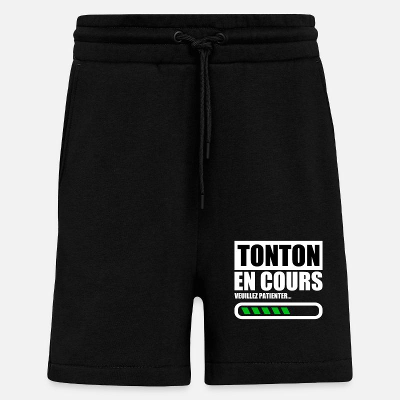 Onkel (bitte warten) - Shorts - made by SPREAD - SOLID BLACK