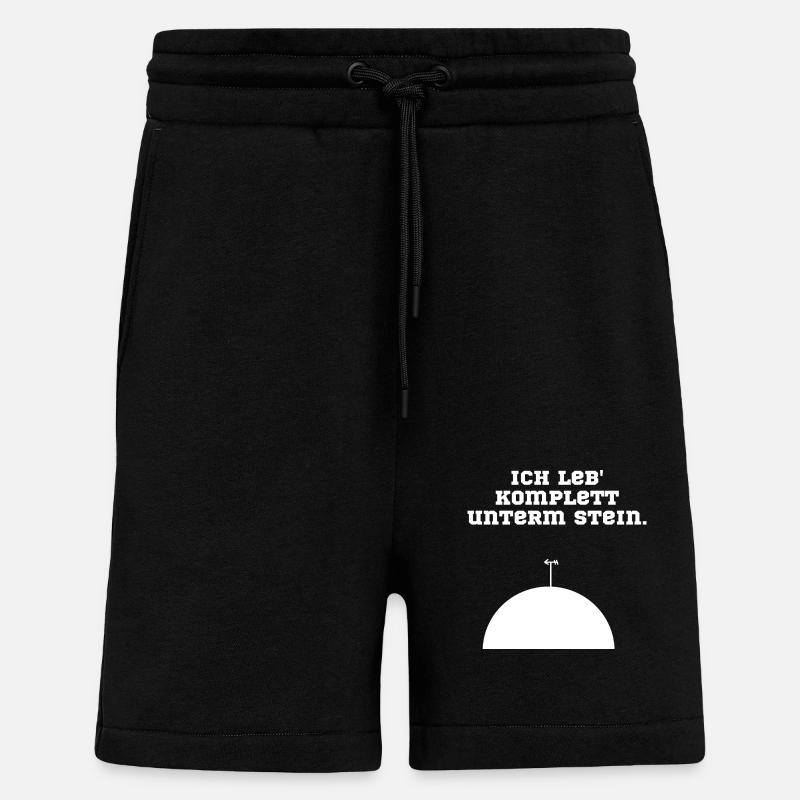 Stein Patrick Stern - Shorts - made by SPREAD - SOLID BLACK